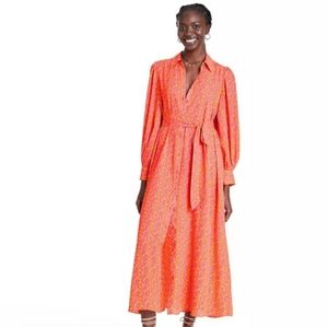 Alexis for Target Floral Long Sleeve Robe Dress